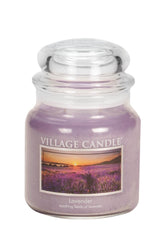 The Village Lavender Candle Medium.